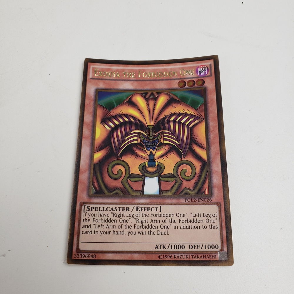 Yu-Gi-Oh Exodia the Forbidden One PGL2-EN026 Gold Rare Card Premium Gold 2